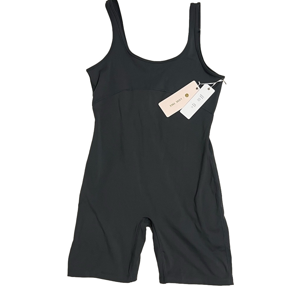Love Tree One-Piece Yoga Bodysuit Romper NWT – Size L
